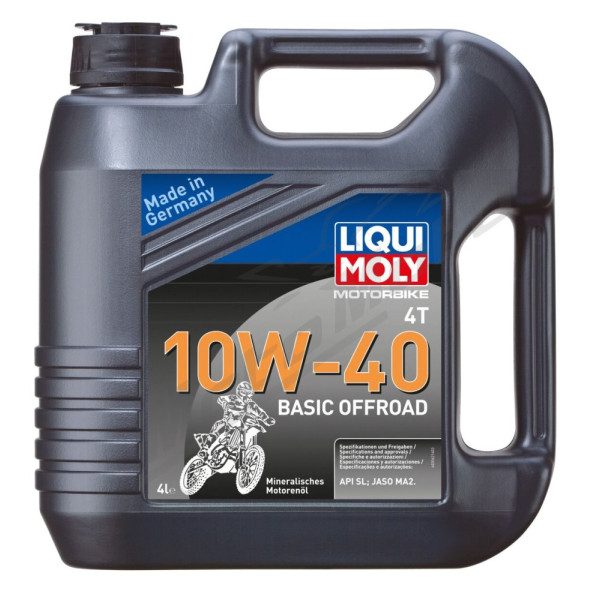 LIQUI MOLY 4T 10W-40 Basic Offroad Engine Oil 4L