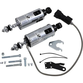 PROGRESSIVE SUSPENSION 422 Series Shocks with Remote Adjustable Preload 19,90kg/mm Harley Davidson FLS / FLSS / FLSTC / FLSTF / FLSTFB / FLSTN / FXCW / FXS / FXST / FXSTC / FXSTS 1450-1800 00-17