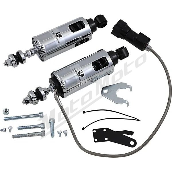 PROGRESSIVE SUSPENSION 422 serijos galiniai amortizatoriai su nuotoliniu būdu reguliuojama išankstine apkrova 19,90kg/mm Harley Davidson FLS / FLSS / FLSTC / FLSTF / FLSTFB / FLSTN / FXCW / FXS / FXST