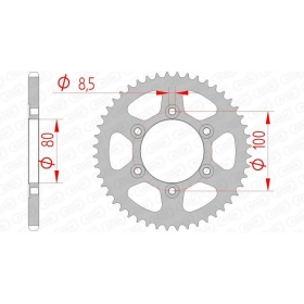 AFAM Steel Standard Rear Sprocket 420 48-52 teeth