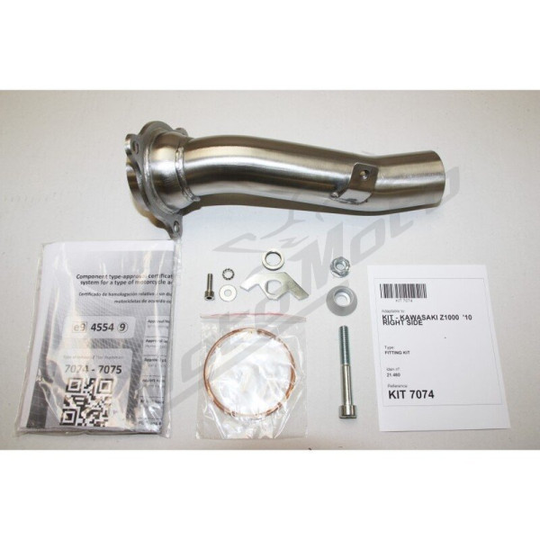 IXIL Hexoval Xtrem duslintuvas - dešinės pusės Kawasaki Z 1000 10-20