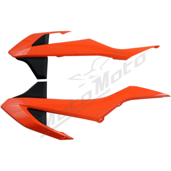 UFO Orange Radiator Covers For KTM SX 85cc 18-21