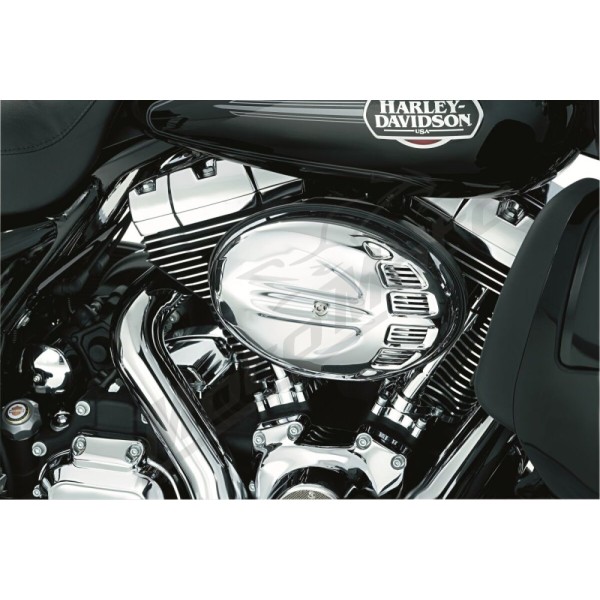 KURYAKYN Scarab Air Filter Cover Harely Davidson FLHR / FLHRS / FLHTCI / FLHX / FXD / FXSTS 1450/1800 01-15