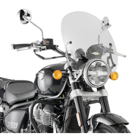 KAPPA Windshield clear 38x42cm Royal Enfield Super Meteor 650 23-25