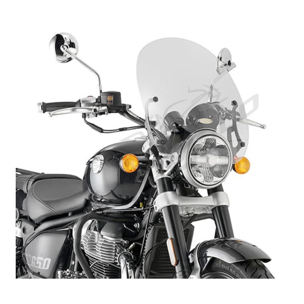 KAPPA Windshield clear 38x42cm Royal Enfield Super Meteor 650 23-25