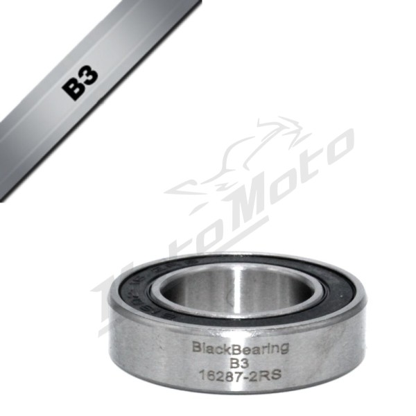 BLACK BEARING B3 Bearing 16x28x7 mm