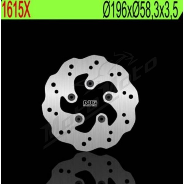 NG BRAKES Wave Fixed Brake Disc Peugeot 50cc 09-19