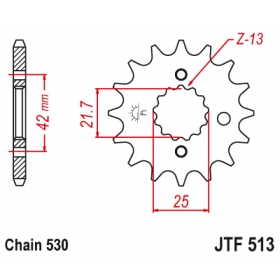 Front sprocket JTF513RB