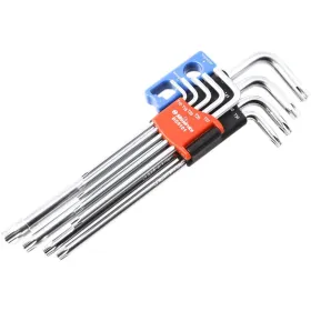 BIKESERVICE Extra Long Magnetic Torx Key Set 9pcs