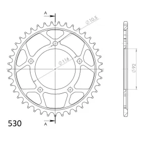 Supersprox / JT Rear sprocket 489/1493.41 41t