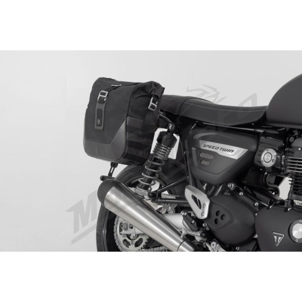 SW-MOTECH Legend Gear LC2 šoninės daiktadėžės Black Edition Triumph Speed Twin 1200 19-24