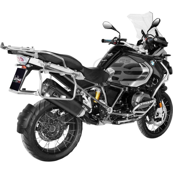 LEOVINCE LV-12 Black Edition Slip-On Muffler BMW R 1200-1250GS 13-24