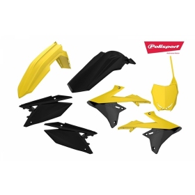 Polisport plastic kit Suzuki RMZ 250/450cc 18-24 Yellow / Black