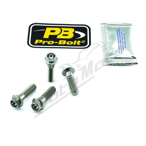 PRO BOLT Axle Pinch Bolt Kit Titan, Front Ducati / KTM / MBK / TM Racing 50-1200cc 04-19