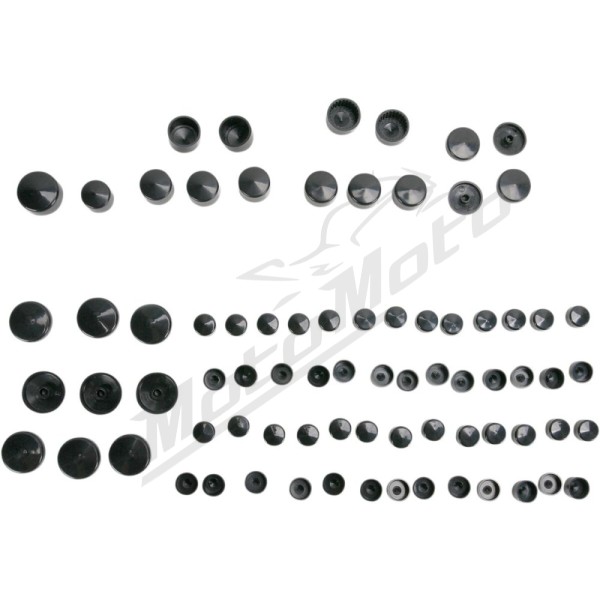 DRAG SPECIALTIES Standard Engine Bolt Cover Kit Harley Davidson XL 883-1200cc 04-22