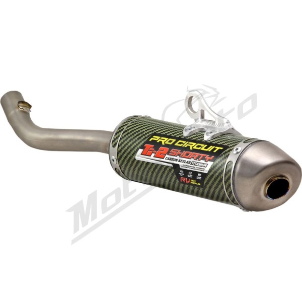PRO CIRCUIT Ti-2 RV Silencer Aramid Fiber/Titanium Yamaha YZ 125 02-22