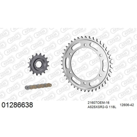 Afam Drive Train Kit (Complete Set) 525XSR2 Gold Yamaha TDM 900 02-14