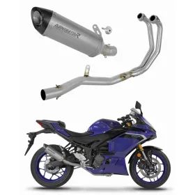 Yamaha YZF-R3 2019-2024 Dominator visa išmetimo sistema Titanium HP8 + dB killer