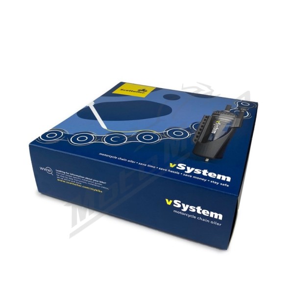 SCOTTOILER vSystem Chain Oiler Universal Edition + Biodegradable Green Lubricant