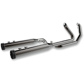 KHROME WERKS 2-into-2 Dominator išmetimo sistema Harley Davidson FLH / FLHR / FLHRC / FLHRXS / FLHT / FLHX / FLTRK / FLTRKXSE 1750-1977 17-25