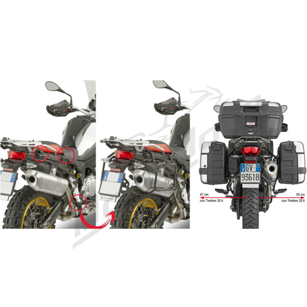 GIVI Monokey Pannier Holder BMW F 750-900 18-24
