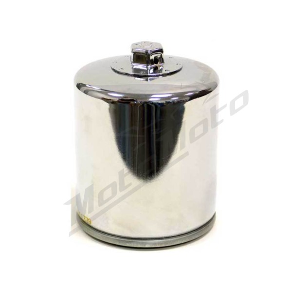 K&N Oil Filter Chrome Harley Davidson V-Rod / Night Rod / Street Rod 1130-1250cc 02-17
