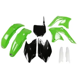 UFO Plastic set with fork guards Kawasaki KXF 250 2008