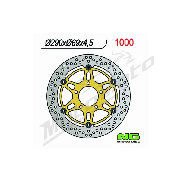 NG BRAKES Front Floating Brake Disc 290mm Suzuki GSF / GSX-F / Intruder 600-1800cc 03-15
