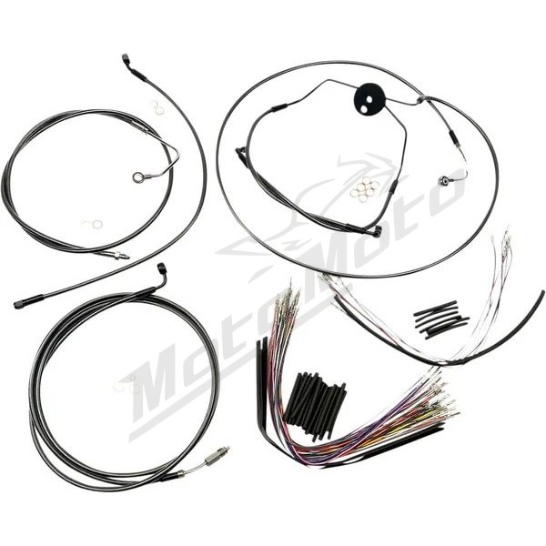 MAGNUM SHIELDING Black Pearl Handlebar Installation Kit 30.5/35.5cm Harley Davidson FLTRSE3 / FLTRUSE / FLTRXS 1800 09-12