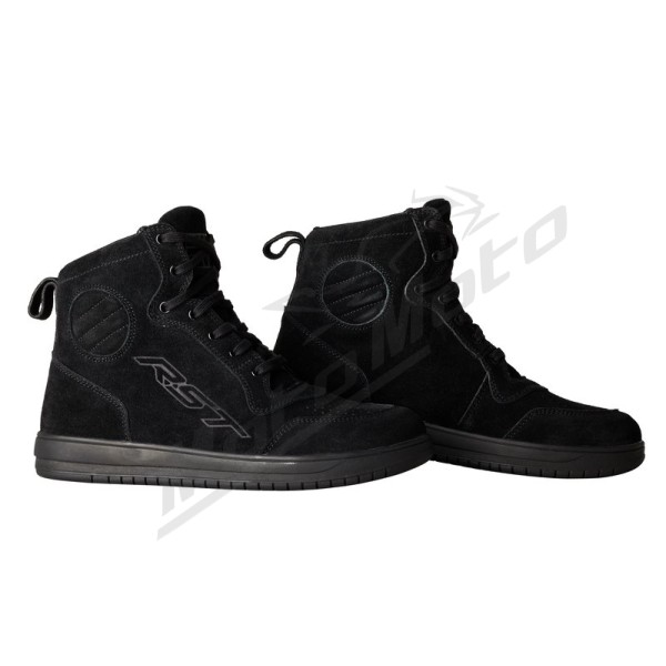 RST Hi-Top Lady Shoes - Black Suede