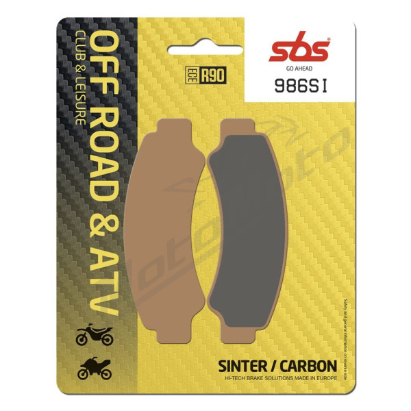 SBS SI Offroad 986SI Sintered Brake Pads CF Moto Cforce / Uforce / Zforce 400-1000cc 18-21