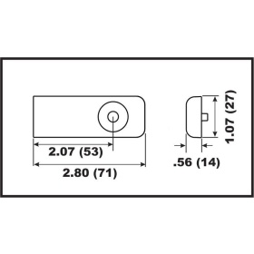 Perf anods variklio tvirtinimo dalis Mercury Verado 6
