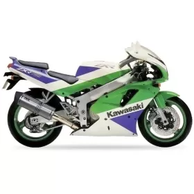 IXIL Hexoval Xtrem Silencer Stainless Steel / Aluminium Black - Kawasaki ZX750R 1991-1995 OK7063VSE
