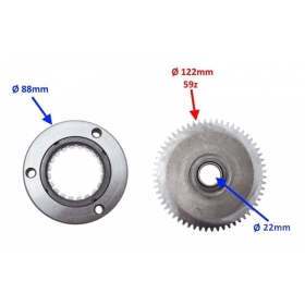 Starter bendix SHINERAY ATV250 ST-9C 4T 59teeth