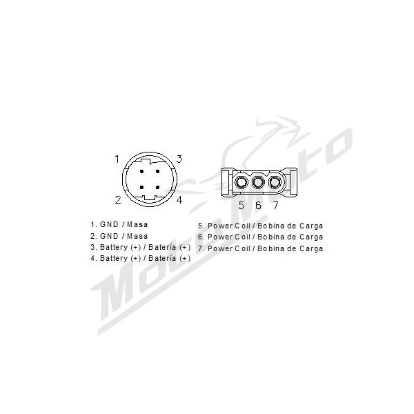 MOTOPLAT Regulator BMW C / F / G 400/800 07-19