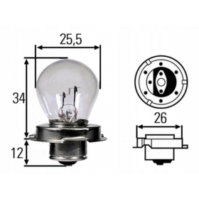 Light bulb P26S 6V/15W