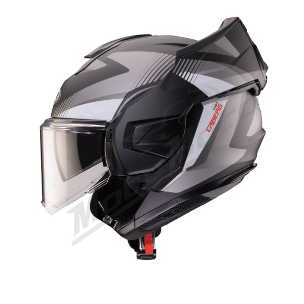 Caberg Trip Flip-Up Helmet Lunar Black/White