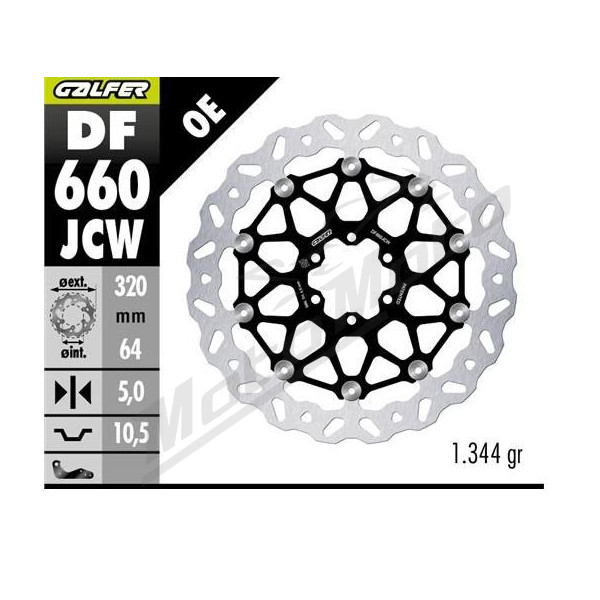 GALFER Priekinis stabdžių diskas Aprilia / Benelli / Ducati / Moto guzzi 125-1200 85-23
