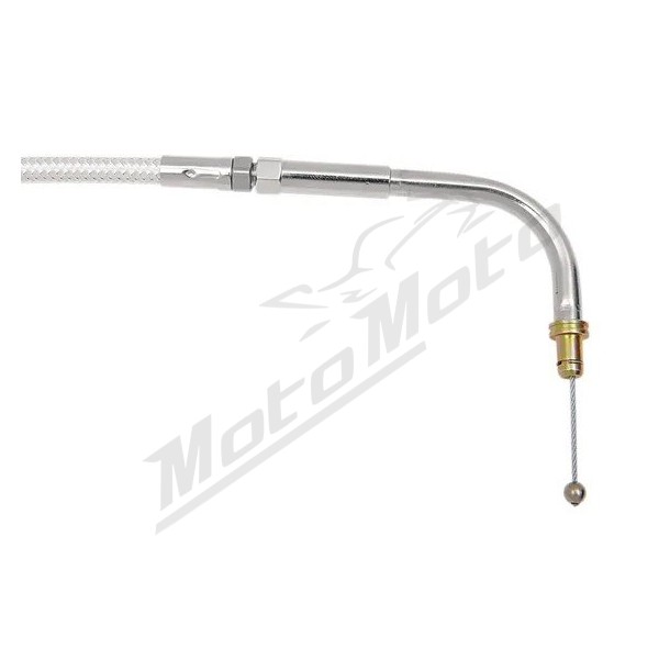 MAGNUM SHIELDING Chrome Idle Cable Harley Davidson FLHR / FLHRC / FLHTC / FLHTCU / FLHX / FLTRI 1450/1584 02-07 123cm
