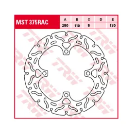 TRW Rear Brake Disc Kawasaki Z 750-1000cc 07-17