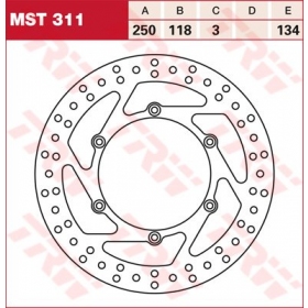 FRONT BRAKE DISC MST311 KAWASAKI / SUZUKI / YAMAHA 125-450cc 1988-2018 1PC