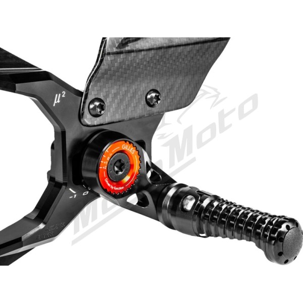 GILLES TOOLING MUE2 Vairuotojo pakojų sistema BMW S / M 1000R 21-24