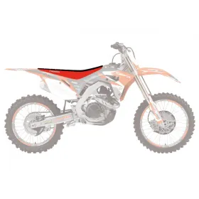 Blackbird sėdynė DOUBLE GRIP 3 Honda CRF 250-450R/X 17-24 Raudona/Juoda