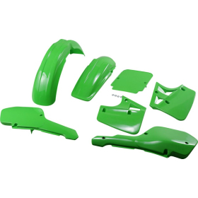 UFO Plastics Set Kawasaki KX 250-500cc 1987 Green