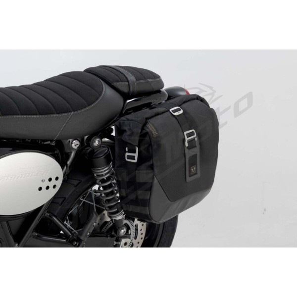 SW-MOTECH Legend Gear LC2 Side Bag System Black Edition (Left) Triumph Street Cup / Street Scrambler / Street Twin 900 16-22
