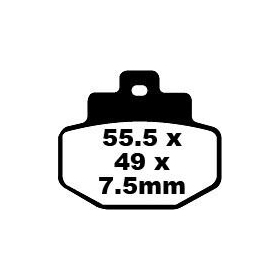 EBC SFA Brake Pads BENELLI / GILERA / PIAGGIO / VESPA 125-300cc 01-20