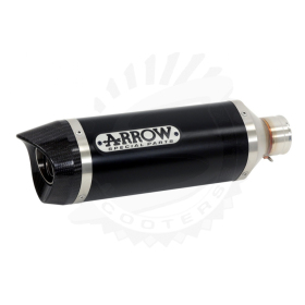 Muffler ARROW Urban Alu.Dark/C Piaggio Beverly 300i 21-24