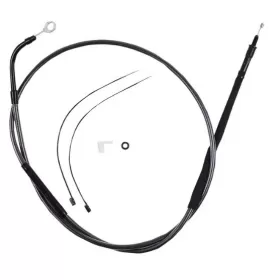 MAGNUM SHIELDING Black Pearl Clutch Cable Harley Davidson FLH / FLHT / FLHTK / FLHX / FLHXS / FLHXSE 1750/1977 21-24 172cm 