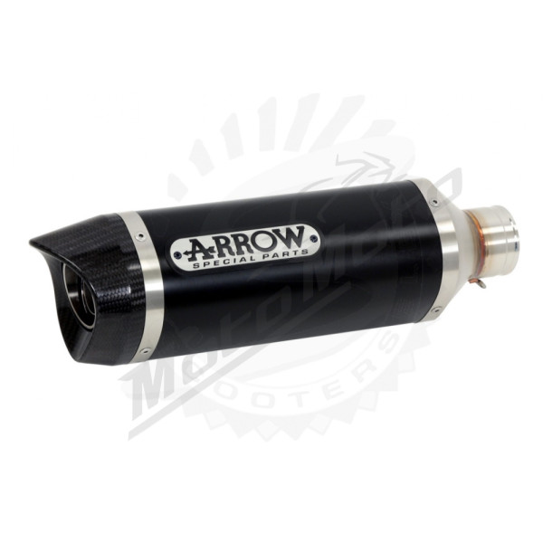 Muffler ARROW Urban Alu.Dark/C Piaggio Beverly 300i 21-24