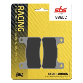 Sbs Brakepads Dual Carbon Kawasaki / Suzuki 600-1800cc 04-22